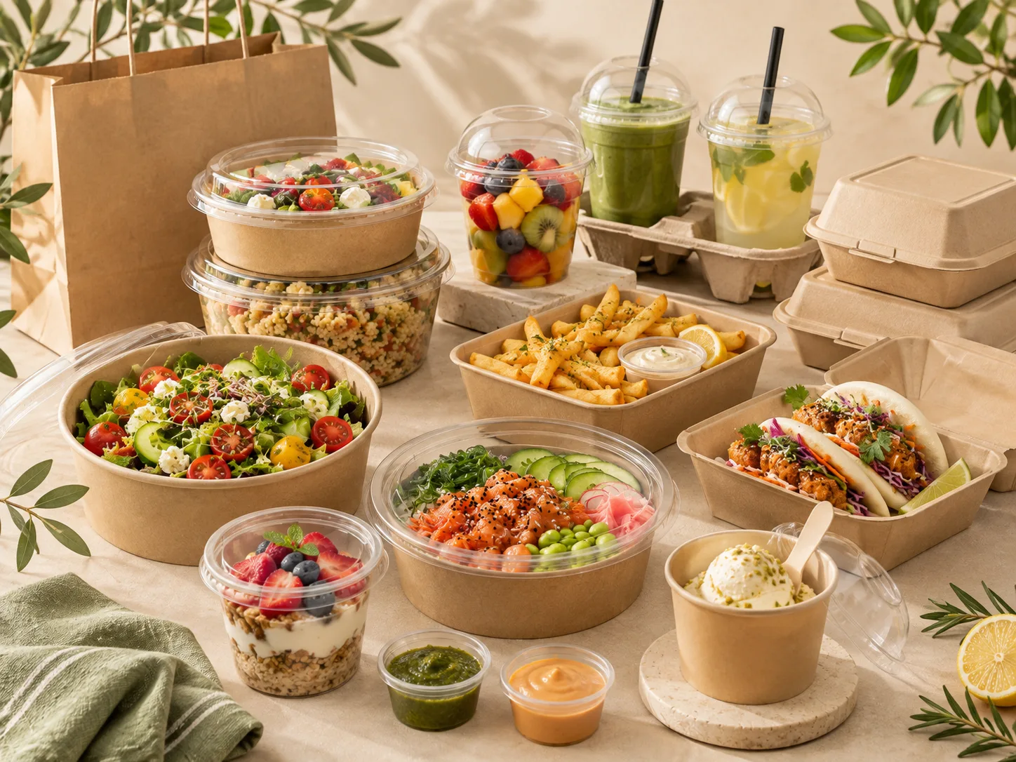 Packaging per locali stagionali